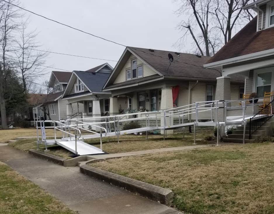 Modular Wheelchair Ramp donated by 101 Mobility Evansville